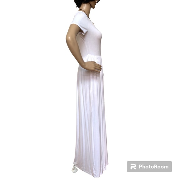 White maxi summer dress, NWT, S - Picture 15 of 15